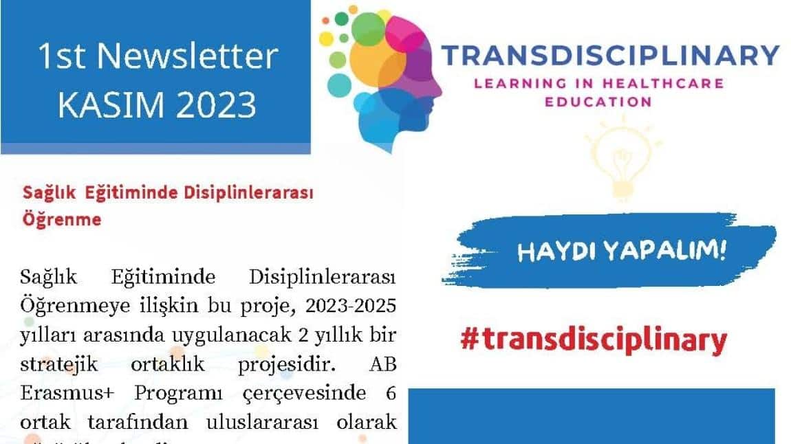 Transdisiplinary Learning in Healthcare Education 1st Newsletter (November 2023)